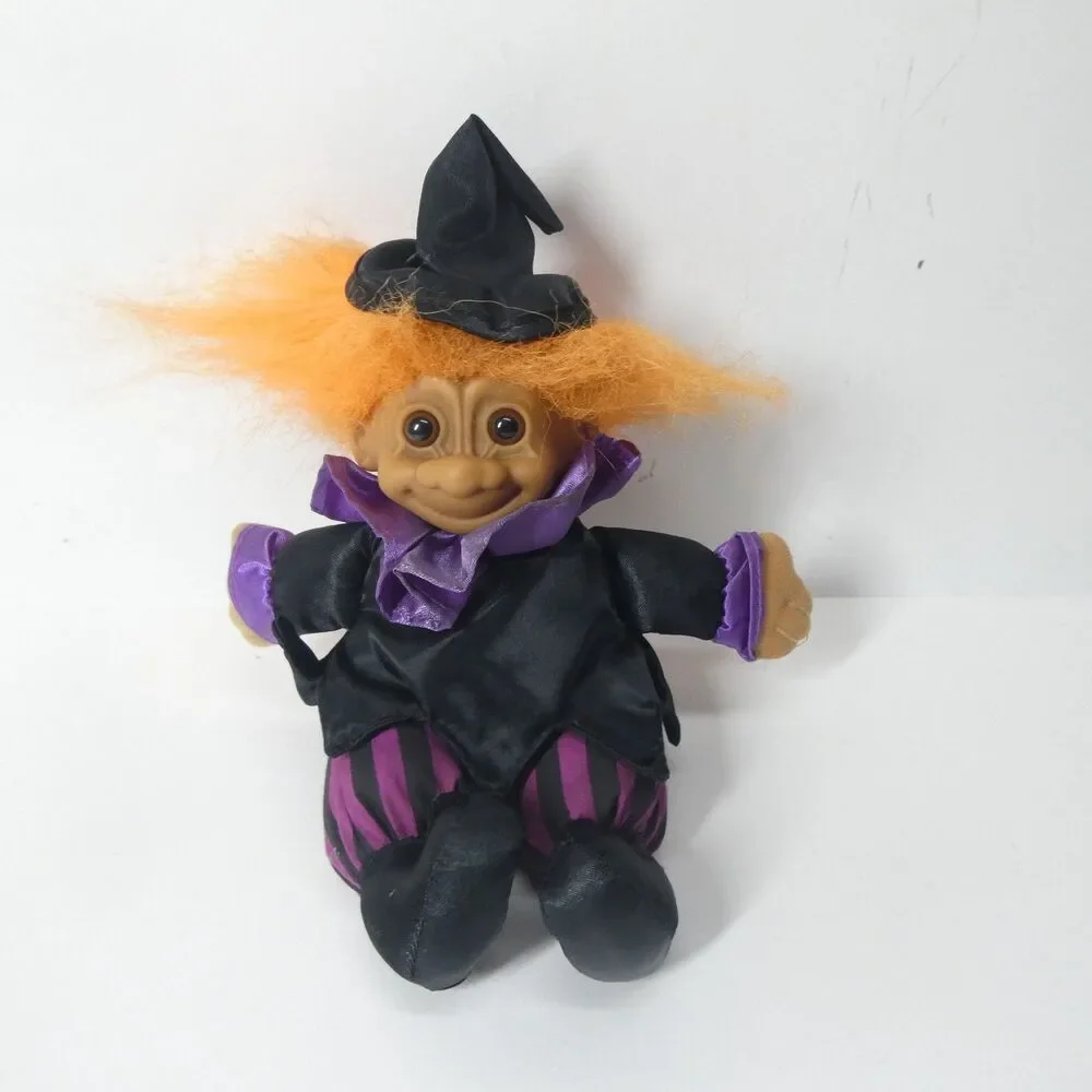 Russ Berrie Troll Doll Halloween Witch 8
